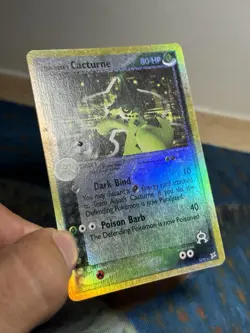Team Aqua's Cacturne 1/95 Pokemon Ex Team Magma vs. Aqua Reverse Holo Rare MP PL - Image 4