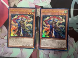 Yugioh 2x Radiant Typhoon Swen DOOD-EN014 Ultra Rare 1st Ed NM - Image 1