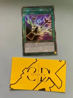 Anti-Magic Arrows 1st Edition Platinum Secret Rare RA03-EN264 Yu-Gi-Oh! NM - Image 1