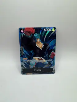 One Piece TCG Royal Blood OP-10 - Franky Alt Art Parallel OP10-090 - Image 1
