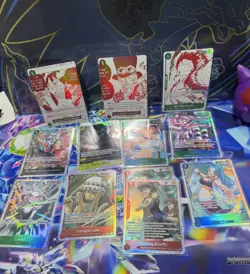 One Piece TCG - OP-14 - The Azure Sea's Seven - SR - R - Bulk Lot + PROMOS - Image 1