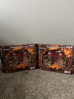 One Piece TCG Illustration Box Vol. 5 Bandai Namco Brand New SEALED [Lot Of 2] - Image 1