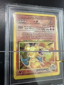 Pokemon BGS 6.5 Charizard Base Set Original 4/102 Holo Rare WOTC 1999 unlimited - Image 4