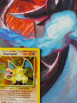 1999 Pokemon Charizard Base Set Holo Unlimited Rare Card #4/102 - Image 2