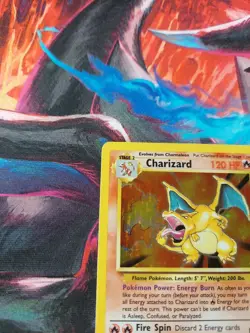 1999 Pokemon Charizard Base Set Holo Unlimited Rare Card #4/102 - Image 3