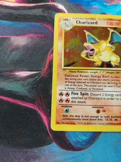 1999 Pokemon Charizard Base Set Holo Unlimited Rare Card #4/102 - Image 4