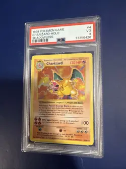 PSA 1999 Holy grail Charizard 004/102 Base Set (Shadowless) Holo - Image 2