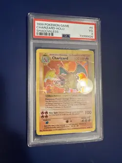 PSA 1999 Holy grail Charizard 004/102 Base Set (Shadowless) Holo - Image 3