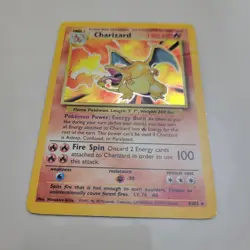 Charizard 4/102 Holo Base Set Unlimited 1999 Pokemon Card - Image 2
