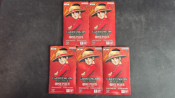 NEW Sealed One Piece TCG Carrying on His Will Sleeved Booster Packs x5 - Image 1