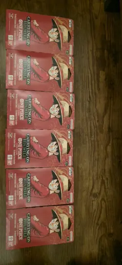 One Piece OP-13 Carrying on His Will Sleeved Booster Pack Factory Sealed x5 - Image 1
