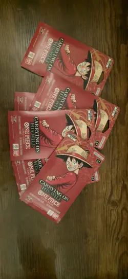 One Piece OP-13 Carrying on His Will Sleeved Booster Pack Factory Sealed x5 - Image 3