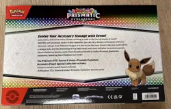 Pokemon Prismatic Evolutions Accessory Pouch Special Collection Sealed box - Image 2