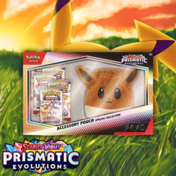 Pokemon Prismatic Evolutions Accessory Pouch Special Collection Sealed - Image 1