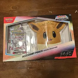 Pokemon Prismatic Evolutions Accessory Pouch Special Collection Factory Sealed - Image 1