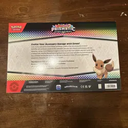 Pokemon Prismatic Evolutions Accessory Pouch Special Collection Factory Sealed - Image 2