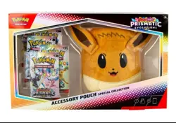 Pokemon Prismatic Evolutions Accessory Pouch Special Collection Box Sealed - Image 1