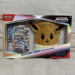 Pokemon Prismatic Evolutions Accessory Pouch Special Collection New Sealed - Image 1