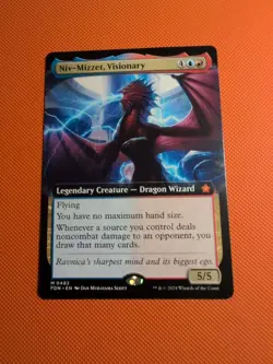 Niv-Mizzet, Visionary Borderless Card, Foundations MTG Magic the Gathering - Image 1