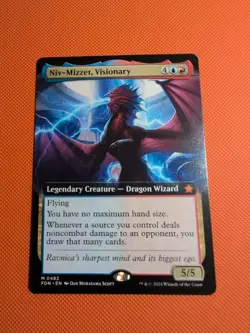 Niv-Mizzet, Visionary Borderless Card, Foundations MTG Magic the Gathering - Image 2