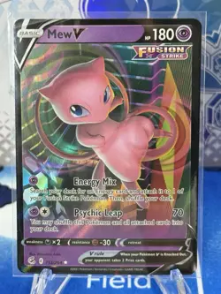 Pokemon TCG 2023 World Championship Mew V 113/264 Pokemon Card Ultra Rare - Image 3