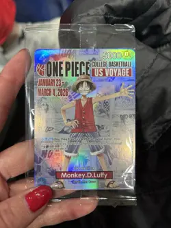 One Piece Monkey.D.Luffy US College Promo P-055 Trading card - New, Sealed - Image 1