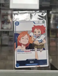 Sealed One Piece - OP14 / EB04 Pre-Release Winner Card - Girl P-096 - English - Image 1
