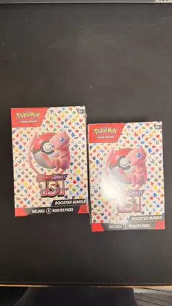 Pokemon TCG 151 Scarlet and Violet Booster Bundle x2 Trading Cards set 820650853210 - Image 1