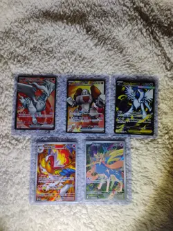 Full Art Pokemon Cards Lot Of 5 - Image 1