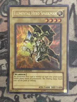 Elemental Hero Sparkman YSD-ENS01 Ultra Rare Limited Edition Yu-Gi-Oh Card LP-NM - Image 1