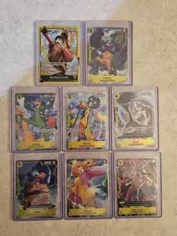 One Piece Egghead Starter Deck (ST-29) Promo Cards x8 English - Image 1