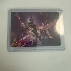 Gwenom, Remorseless Art Card (Gold-Stamped Planeswalker Symbol) - Art Series - Image 1