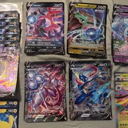 Lot of 16 Pokemon Jumbo Card Collection Including Pikachu, Rayquaza, Greninja - Image 3