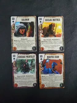 Deadlands Doomtown Boot Hill CCG Card Game Card Lot 10 Ten's Spade Mixed Rare ** - Image 1