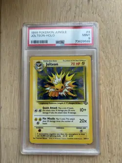 1999 JOLTEON HOLO JUNGLE PSA 9 MINT #4/64 POKEMON TRADING CARD GAME TCG WOTC - Image 1