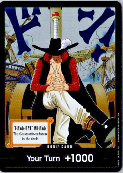ONE PIECE English Mihawk Don!! Card The Azure Sea's Seven OP14 - Image 1