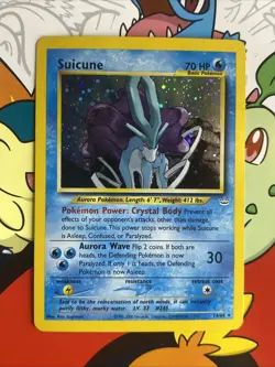 Pokemon TCG Suicune Holo Rare Card 14/64 Neo Revelation NM - Image 1