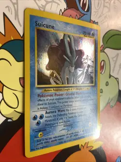 Pokemon TCG Suicune Holo Rare Card 14/64 Neo Revelation NM - Image 2