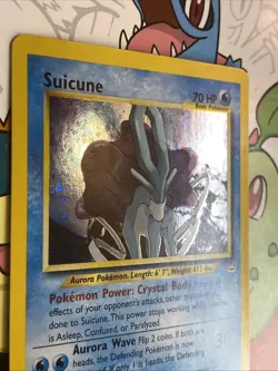 Pokemon TCG Suicune Holo Rare Card 14/64 Neo Revelation NM - Image 3