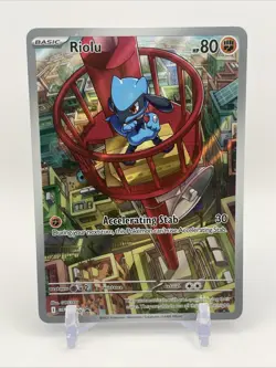 Pokemon TCG Riolu Illustration Mega Evolution Card MEP 10 - Image 1