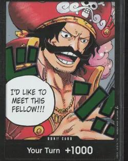 DON!! Card (Gol.D.Roger) DON!! Carrying On His Will NM (Foiled) - Image 1