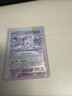 Pokemon Sylveon EX TCG Full Art Double Rare Holo Card 086/191 Surging Sparks - Image 1