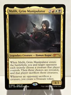 Malik, Grim Manipulator 23 M SLX Cards NM MTG - Image 1