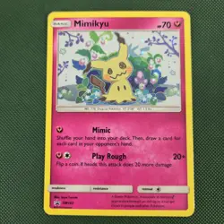 MP Mimikyu SM163 Sun & Moon Promo Holo Rare Cosmos Nintendo Pokemon Card - Image 1