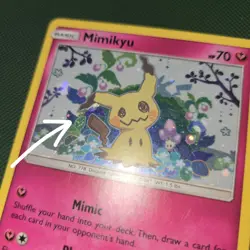 MP Mimikyu SM163 Sun & Moon Promo Holo Rare Cosmos Nintendo Pokemon Card - Image 2