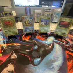 Pokemon Vintage Japanese Set - 4 CARD LOT - Near Mint/Mint Holo With Swirls - Image 1
