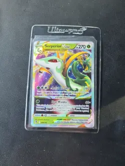 Pokemon - Serperior VSTAR - 008/195 - SWSH Silver Tempest - Half Art Card - Image 1
