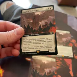 SET OF 3-Eagle of Deliverance (Extended Art) MTG LOTR Will Combine Shipping - Image 3