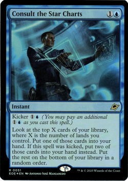 Consult the Star Charts (Foil) - 0051 - Edge of Eternities - MTG - NM/M - Image 1