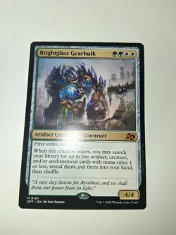 Brightglass Gearhulk - Aetherdrift MTG 0191 NM - Image 1